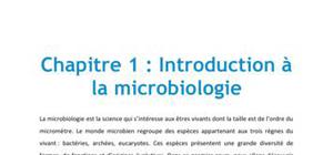 Chapitre 1 : introduction à la microbiologie - Biologie PACES