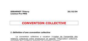Convention Collective