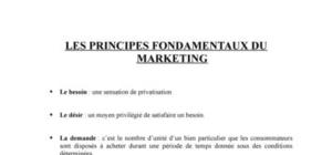 Marketing : Fondements et Stratégies