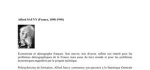 Biographie de l'économiste Alfred Sauvy