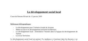 Développement social local