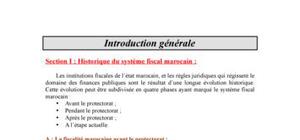 Fiscalite : cours et exercices