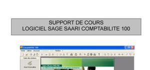 Support de cours Sage Comptabilité 100