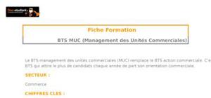 BTS MUC (Management des Unités Commerciales)