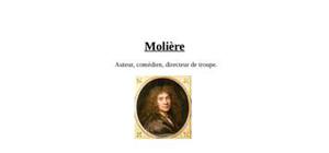 Biographie de Molière