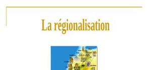 La régionalisation au maroc