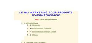 Le mix marketing pour produits 