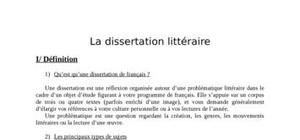 Guide méthodologique pour la rédaction d'une dissertation de français