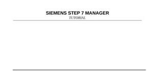 Step7 manager siemens 
