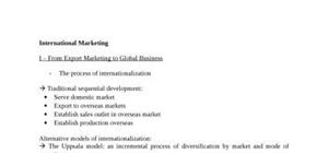 International marketing  : from export marketing to global business