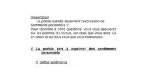 Exemple De Sujet Dissertation Le Role La Litterature Est Il Seulement Defendre Idees Poesie Introduction 