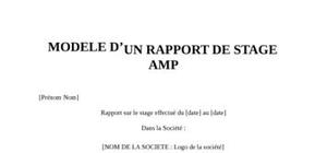 Rapport de Stage Amp