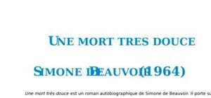 Une mort très douce, Simone de Beauvoir