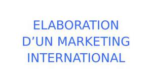 Stratégie de marketing international 