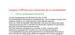 Le Fond Monétaire International (FMI) 