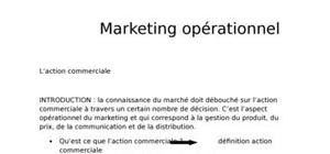 Marketing opérationnel 