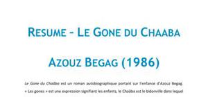 Le Gone du Chaâba, Azouz Begag - Fiche de lecture