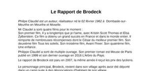 Fiche de lecture sur le rapport de Brodeck de Phillipe Claudel