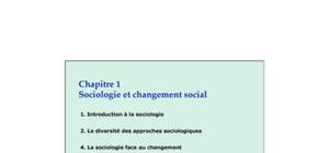sociologie de changement