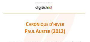 Chronique d'hiver - Paul Auster